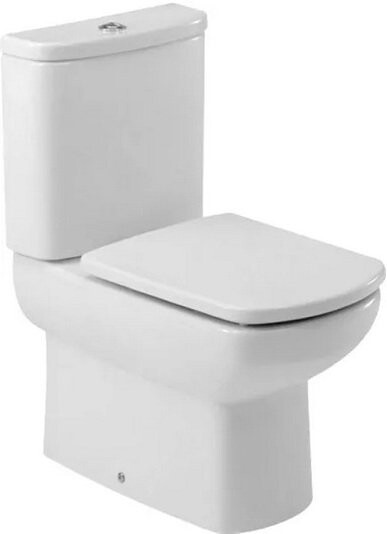 Унитаз напольный белый Roca Dama Senso Compacto 342518000