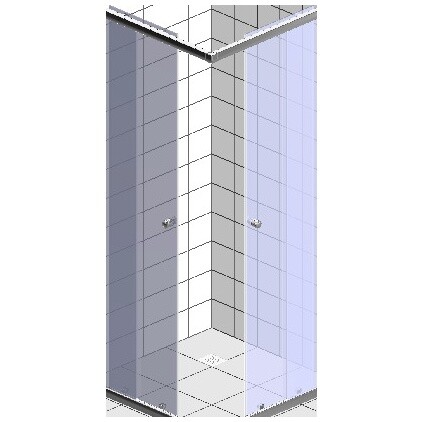 Душевой уголок квадратный с низким поддоном 80х80 см белый Parly ZFQ81 - изображение 17