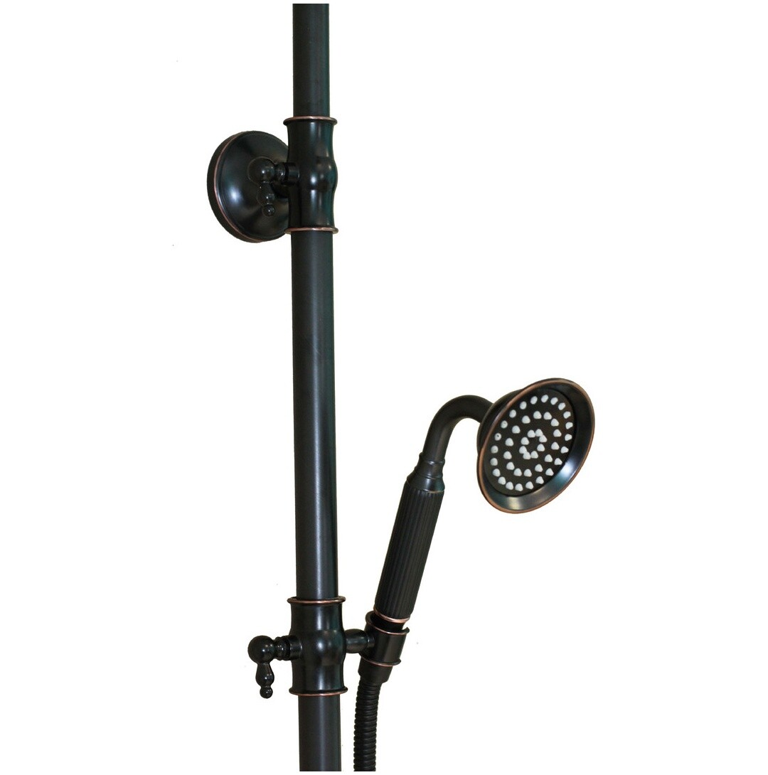 Душевая стойка с верхним душем и смесителем черная Boch Mann Diva BM7224 - изображение 11