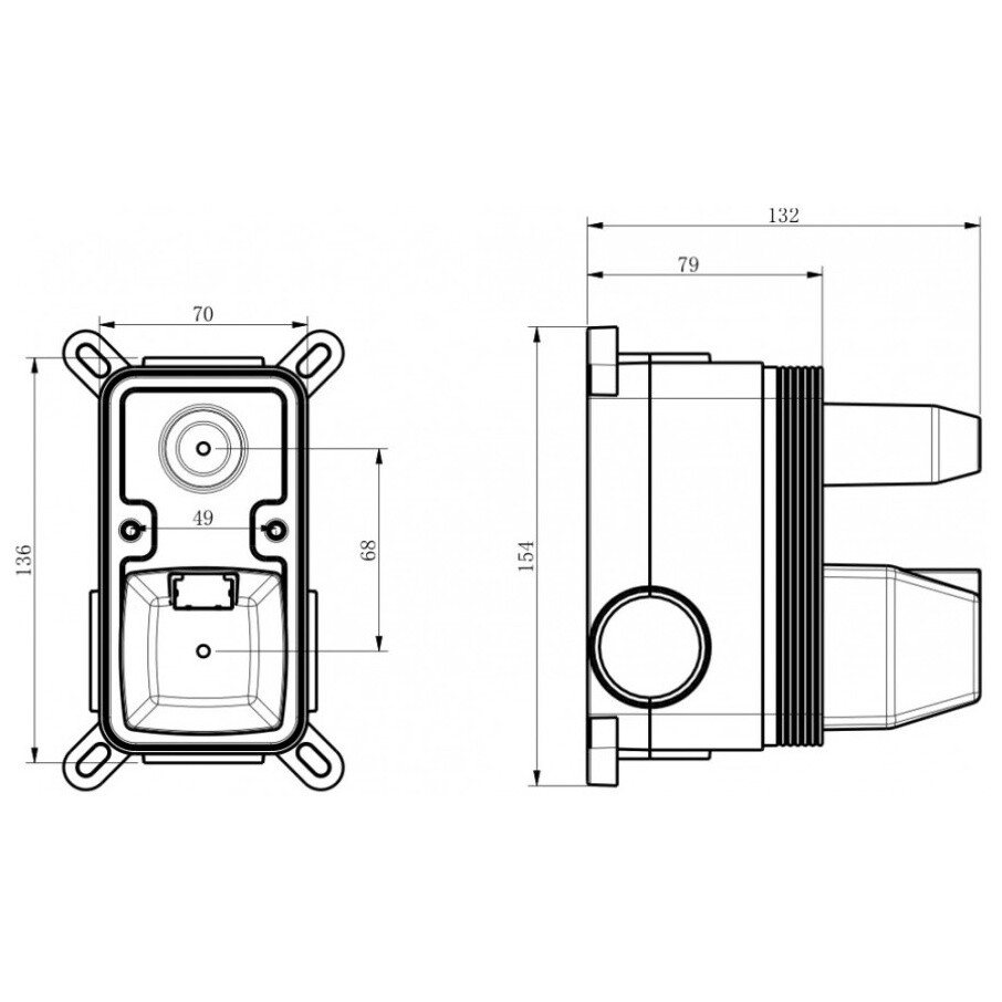 Душевая система встраиваемая с внутренней частью черная матовая Milacio Ultra MCU.150.MB - изображение 15