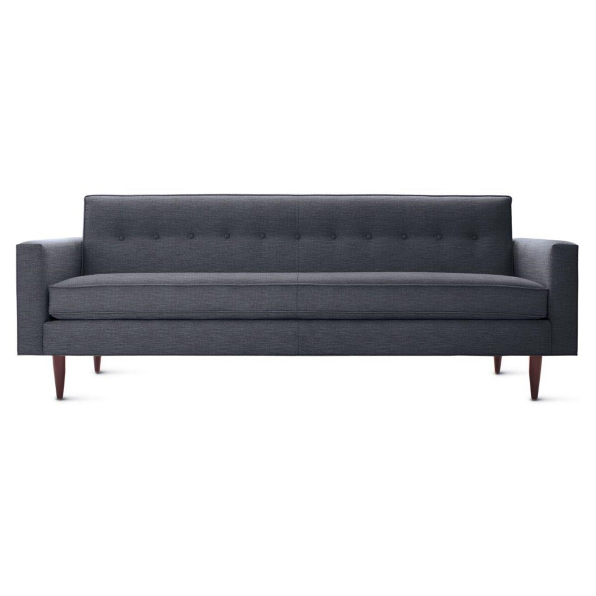 Диван Bantam Sofa большой прямой пепельно-серый