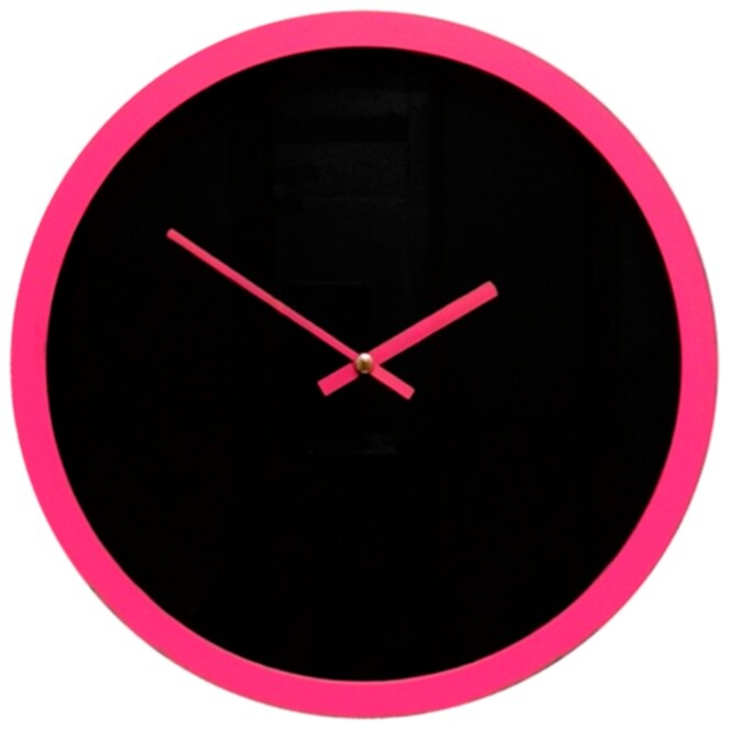 Часы настенные розовые Galaxy S