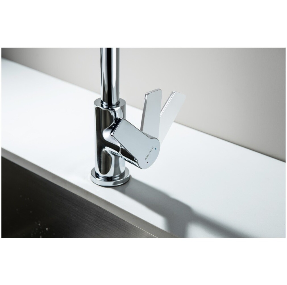 Смеситель для кухни хром Aquatek "Лугано" AQ1781CR - изображение 7