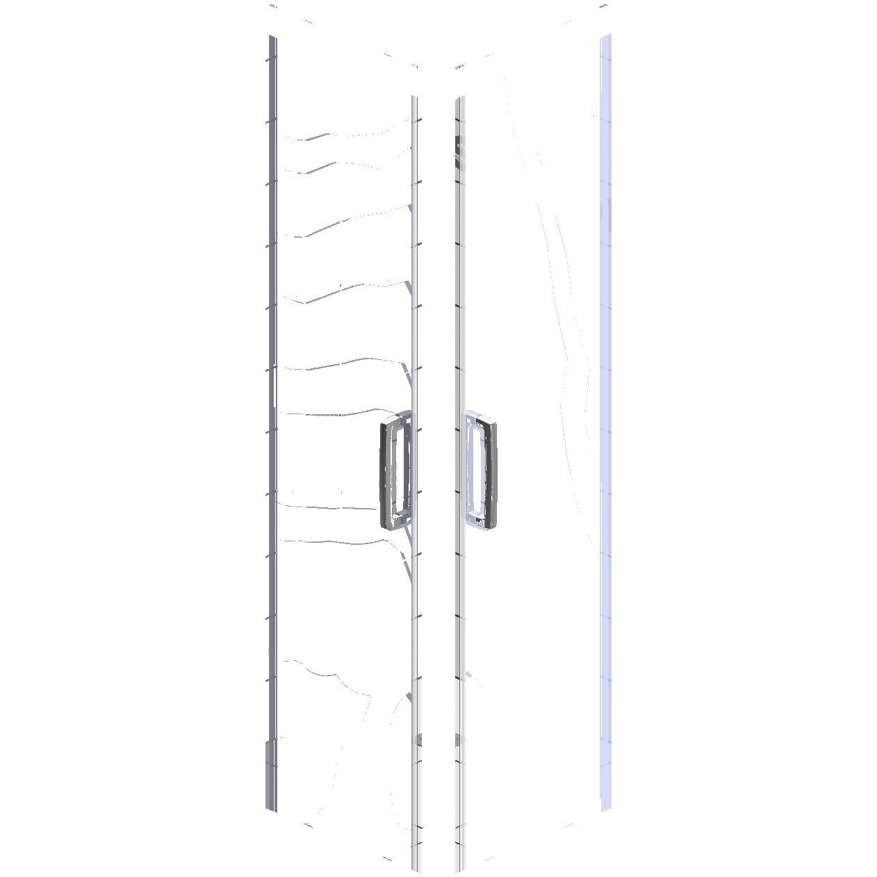 Душевой уголок 110х110 см хром матовый, стекло матовое Stworki "Дублин" - изображение 10