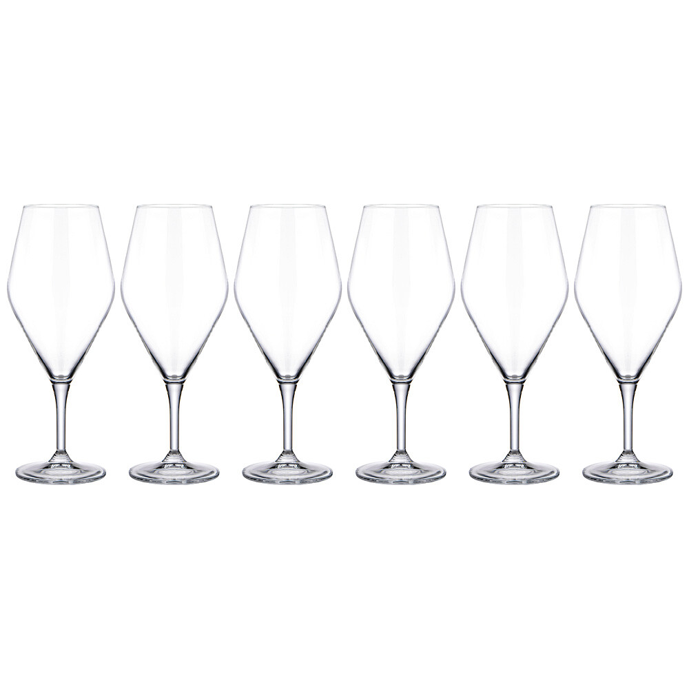 Набор бокалов для вина 6 шт. стеклянные прозрачные 470 мл Gavia