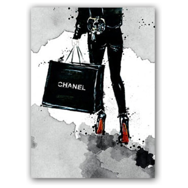 Постер Chanel in the rain А3