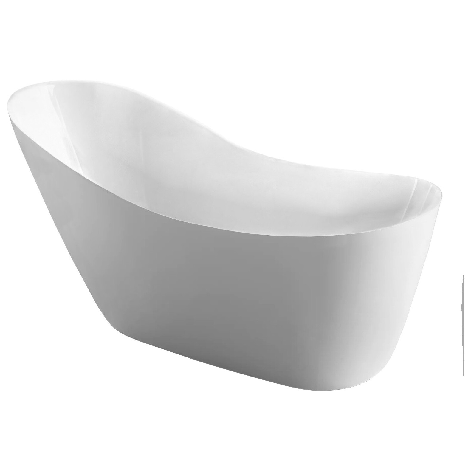 Ванна акриловая отдельностоящая белая Ceruttispa Gloria 170 CT10880