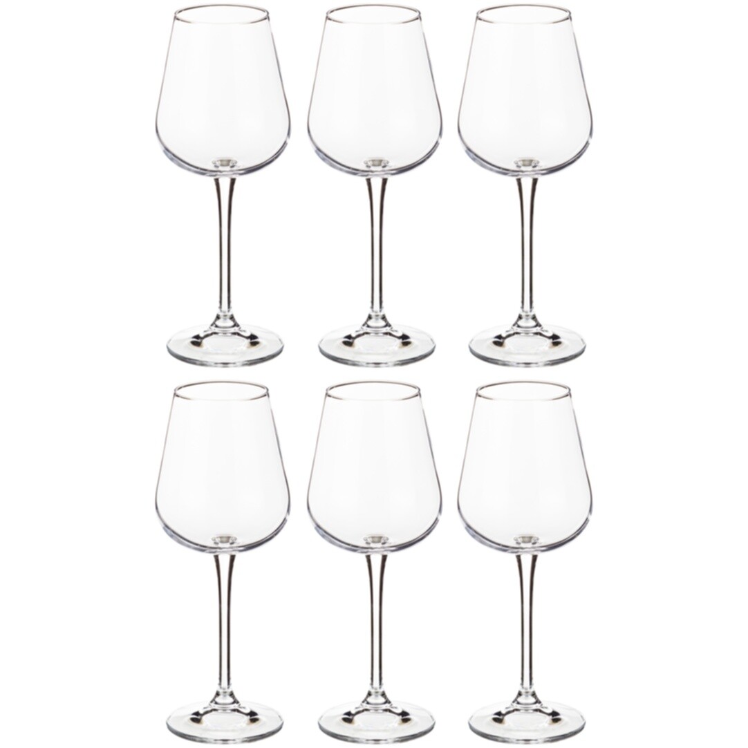 Набор бокалов для вина стеклянный 330 мл, 6 штук Amundsen/Ardea