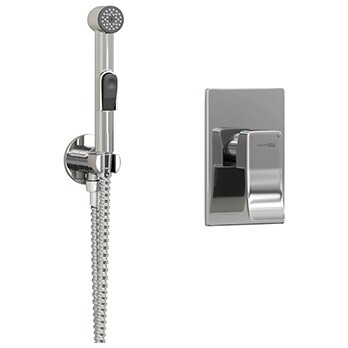 Гигиенический душ с встраиваемым смесителем хром Wasserkraft A010657
