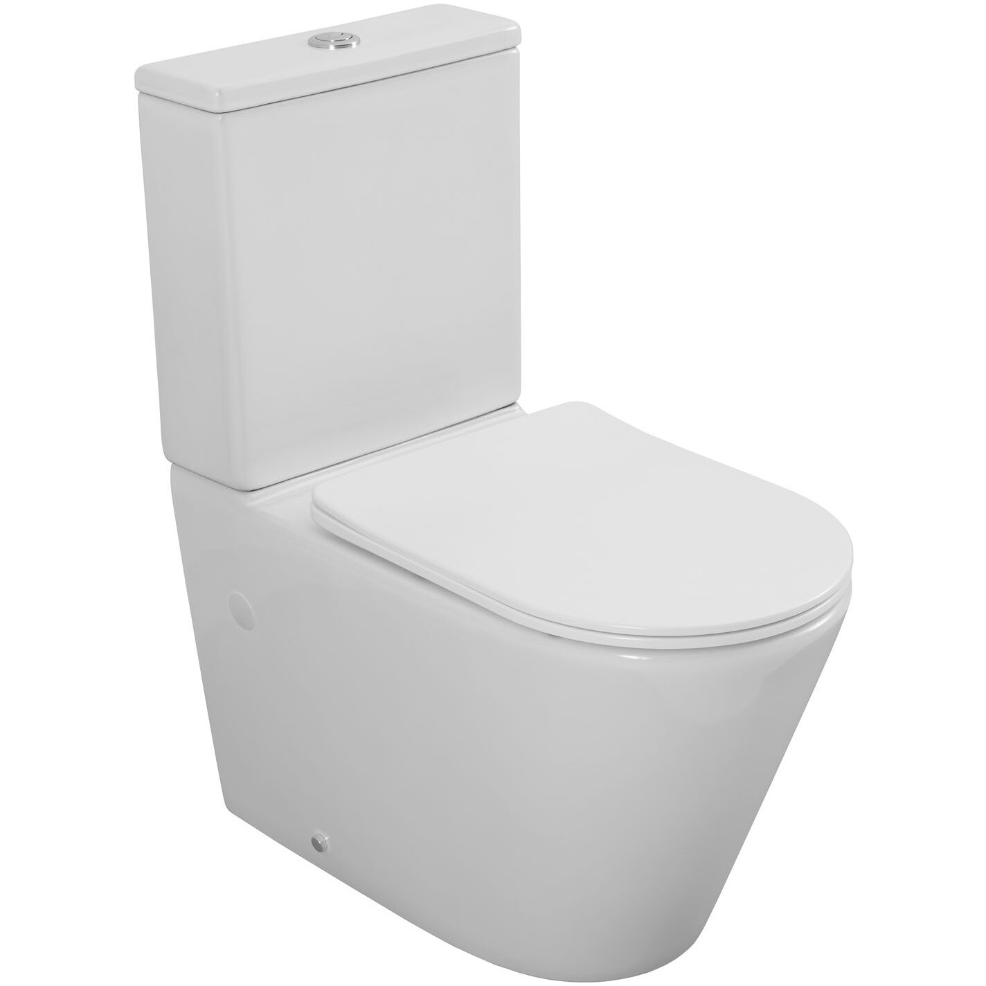 Унитаз-компакт безободковый белый Creto Logan L5 1005-001-L6CW