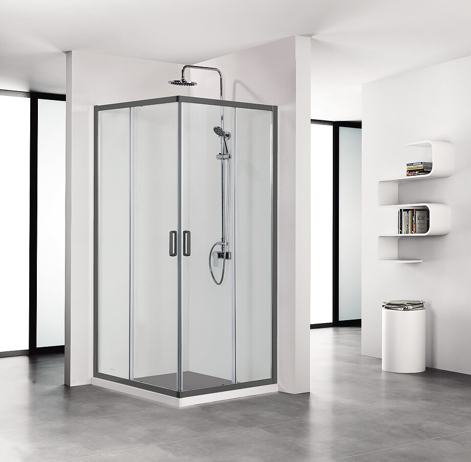 Душевой уголок квадратный 100х100 см черный Aquatek AQ ARI KV 10020BL - изображение 4