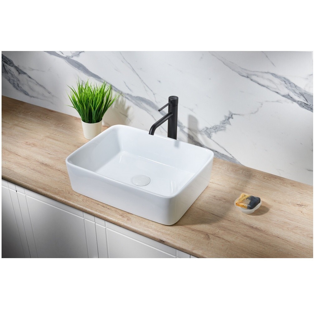 Смеситель для раковины однорычажный черный матовый Milacio Ultra MCU.551.MB - изображение 4