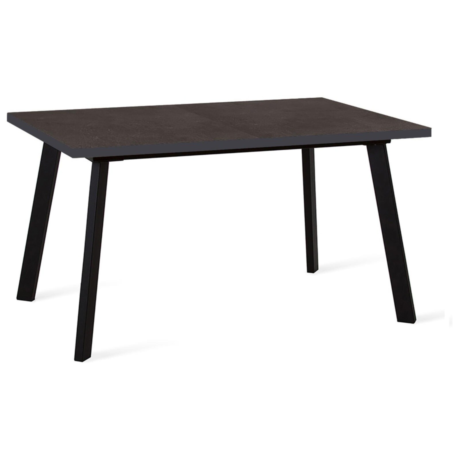 Кухонный стол раздвижной хромикс бронза, черный HB140