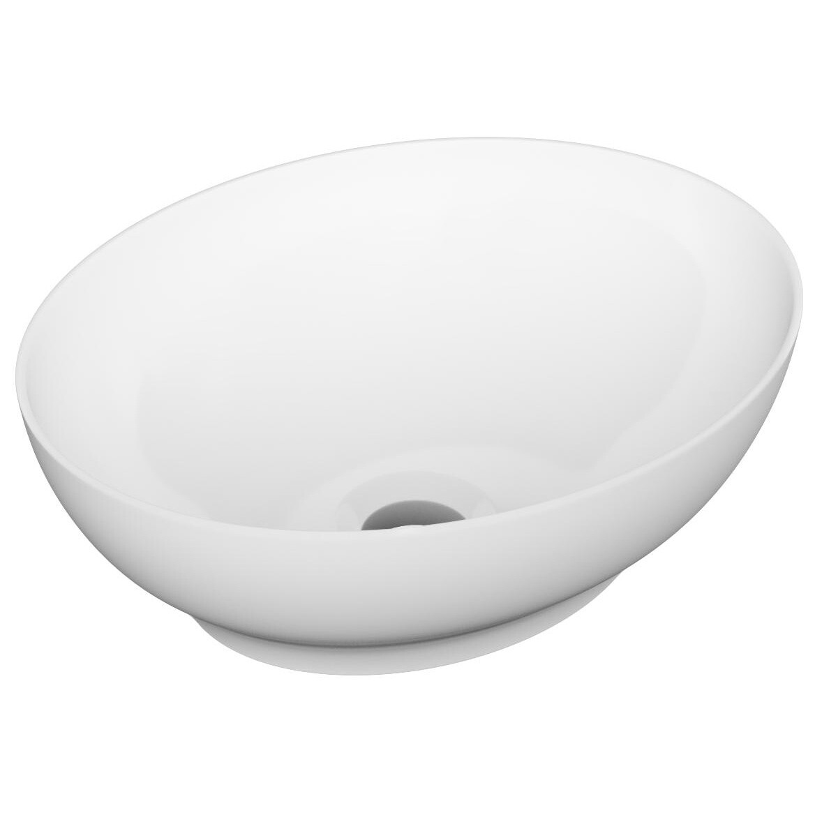 Раковина накладная овальная 41 см белая Point &quot;Сатурн&quot; PN43902WM