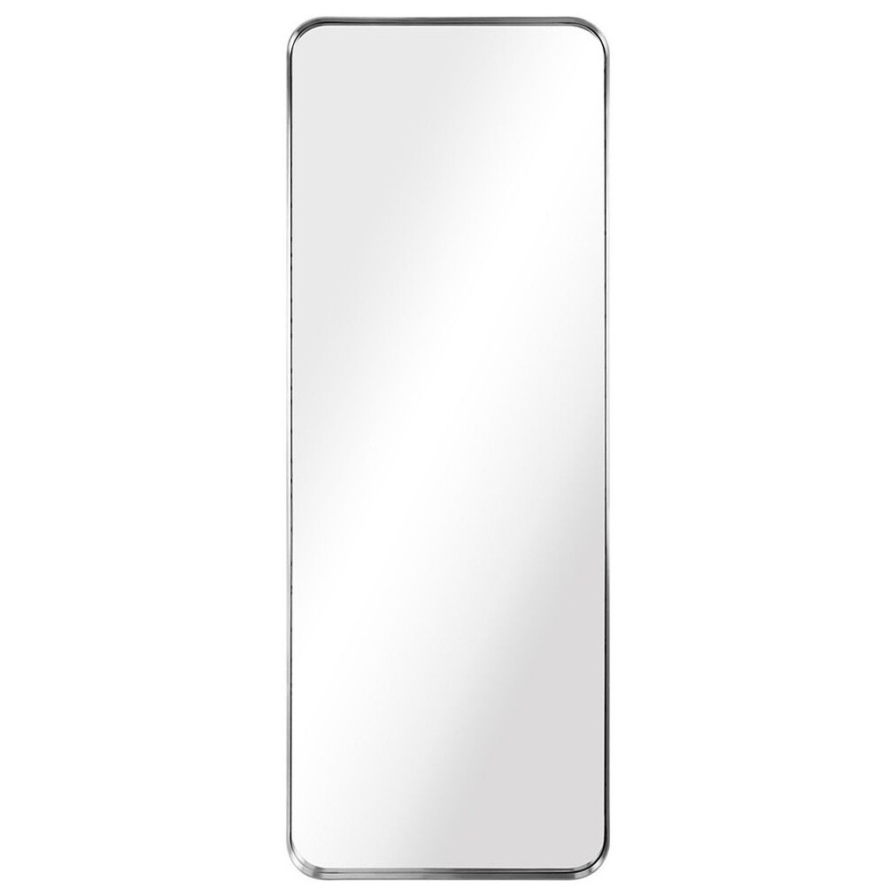 Зеркало настенное ростовое прямоугольное в раме серебро Smart XL Silver Smal