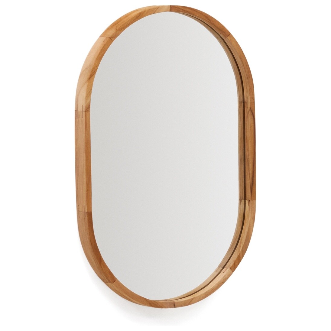 Зеркало деревянное с натуральной отделкой 40х60 см натуральное Magda от La Forma