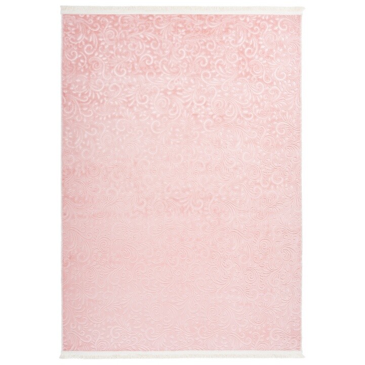 Ковер рельефный 80х140 см розовый Peri Pink