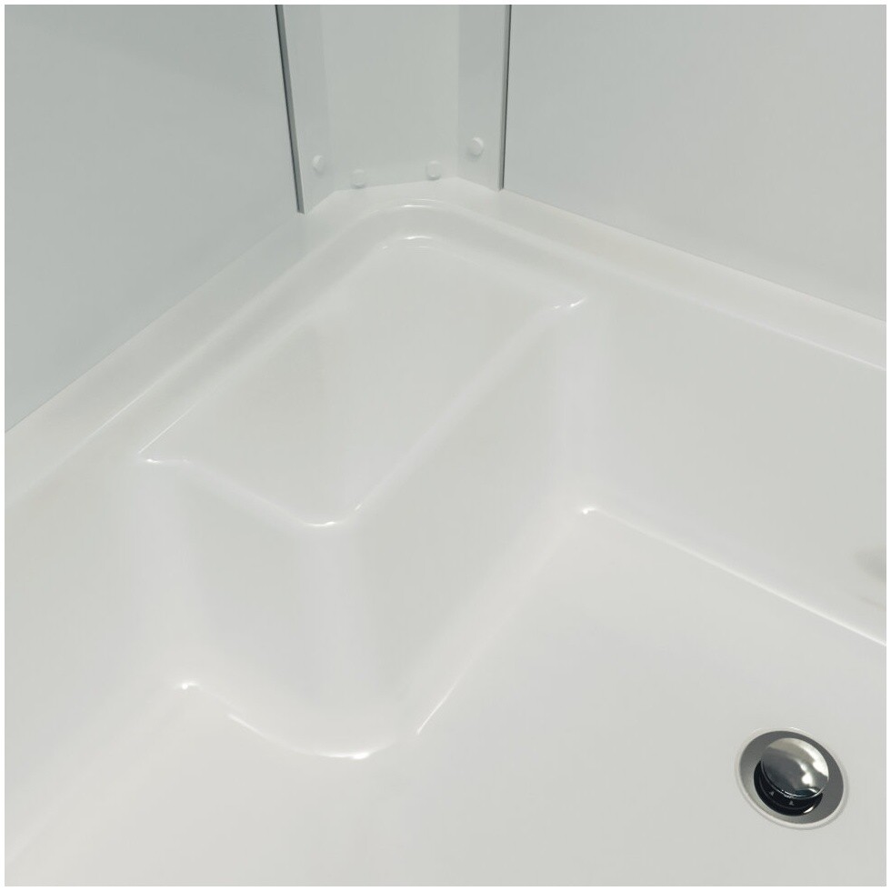 Душевой уголок 80х120 см правый белый Triton "Коралл В" Щ0000061783 - изображение 4