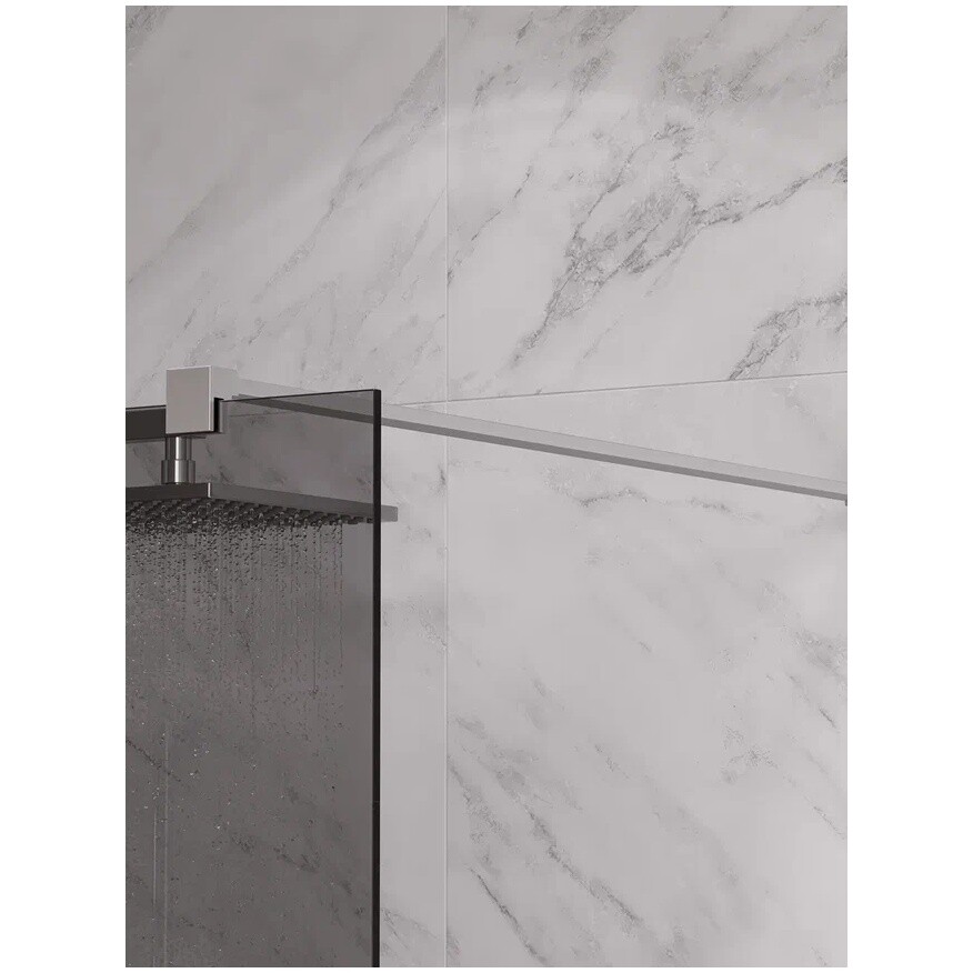 Душевая перегородка 200х90 см тонированное стекло, хром Reflexion RX20090TCR-20 - изображение 10