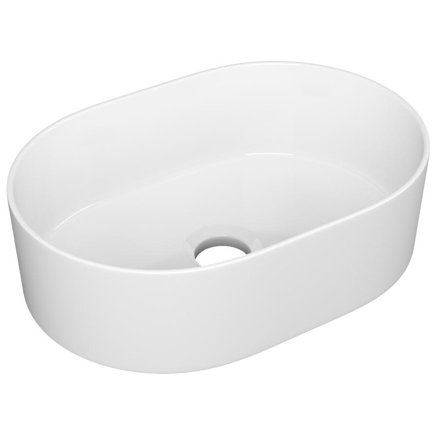 Раковина накладная овальная фарфоровая белая Point &quot;Виктория 46&quot; PN43062