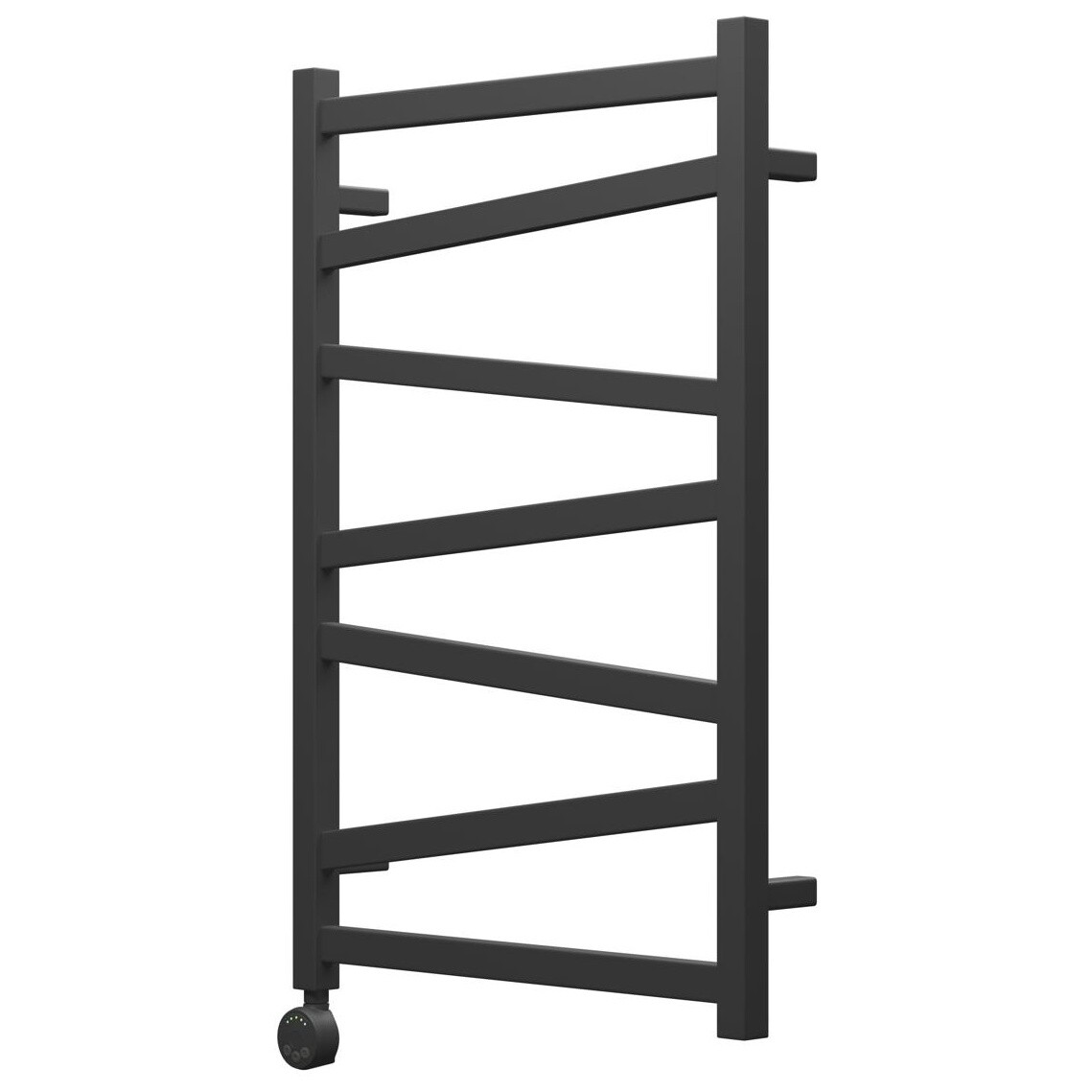 Полотенцесушитель электрический 50х80 см черный Point "Феникс" PN15158BE П7 - изображение 5