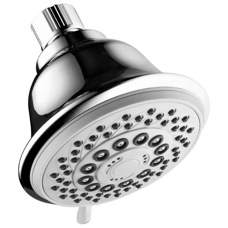 Лейка для верхнего душа круглая 10 см хром Lemark LM8040C