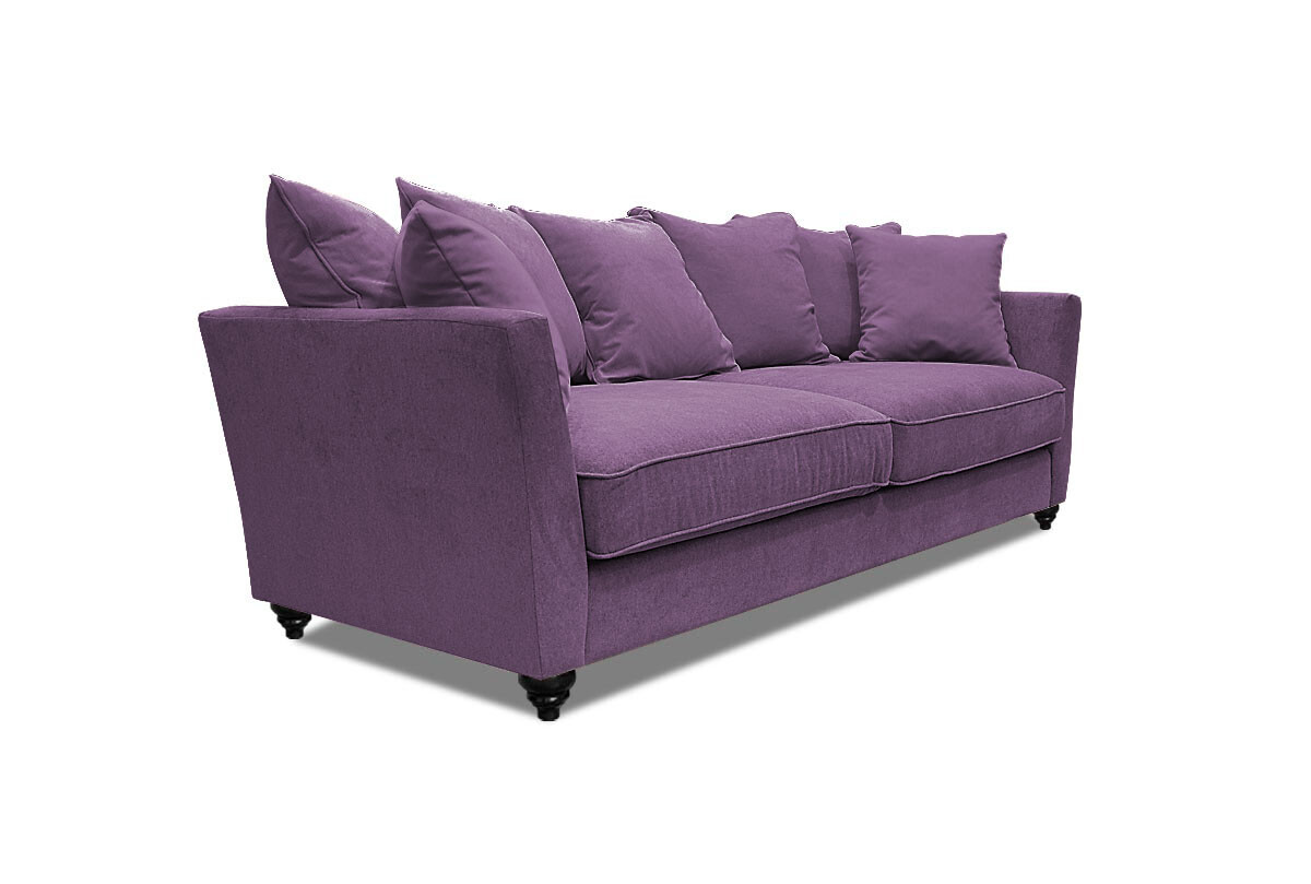 Диван-кровать трехместный фиолетовый &quot;Жаклин-7&quot;