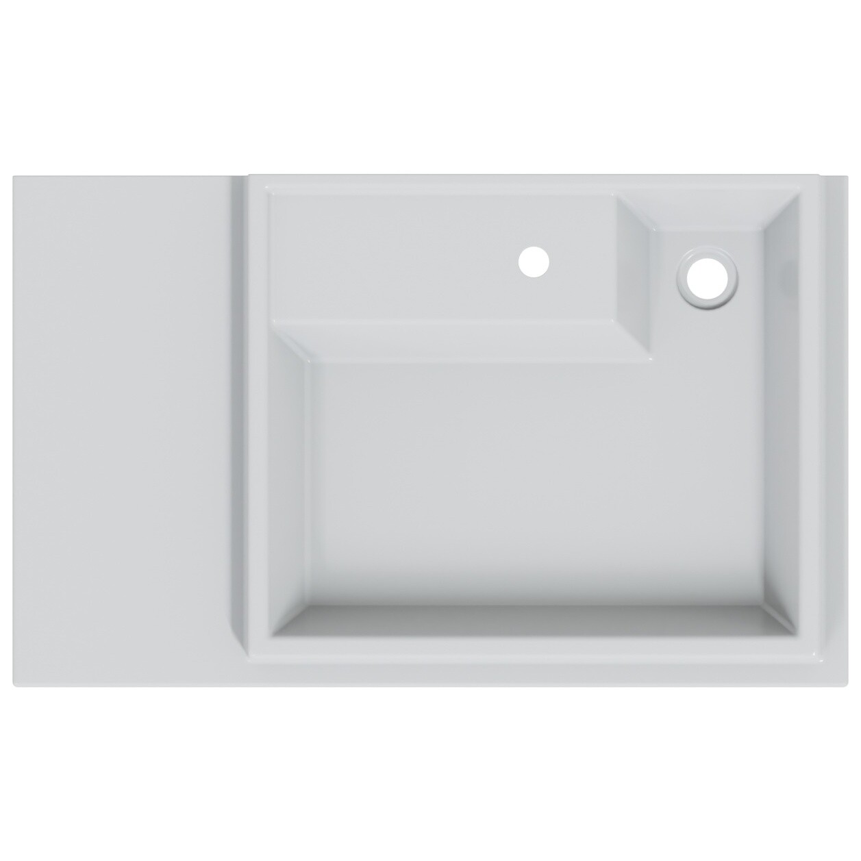 Раковина над стиральной машиной 50х80 см белая "Юпитер" 900120 - изображение 4