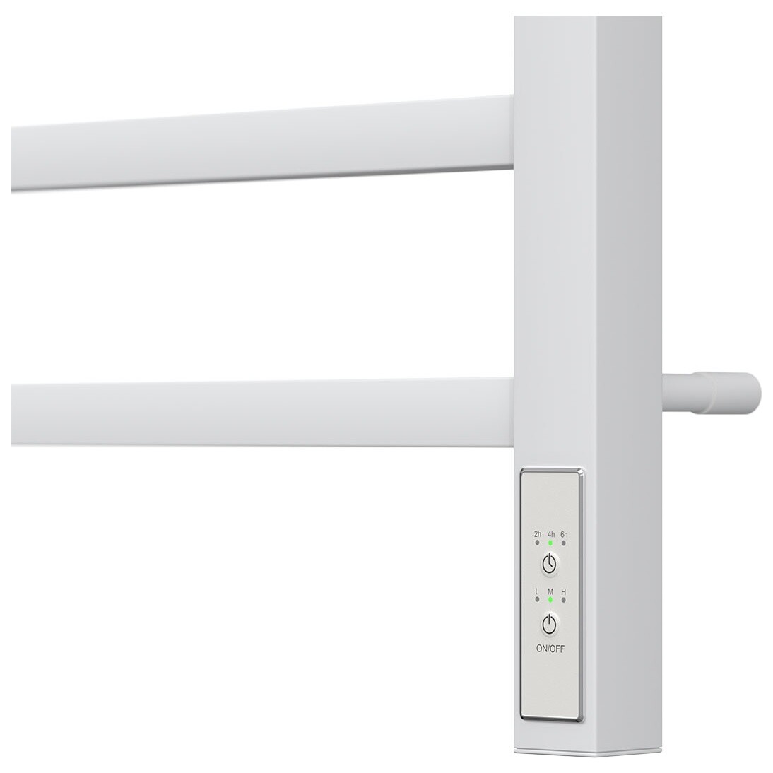 Полотенцесушитель электрический 50х80 см с диммером справа белый Point "Вега" PN71858W П9 - изображение 4