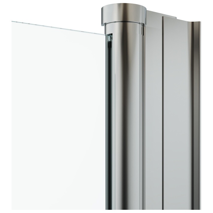 Душевая дверь распашная стеклянная 185х90 см хром "Дабл" Triton Щ0000036861 - изображение 11