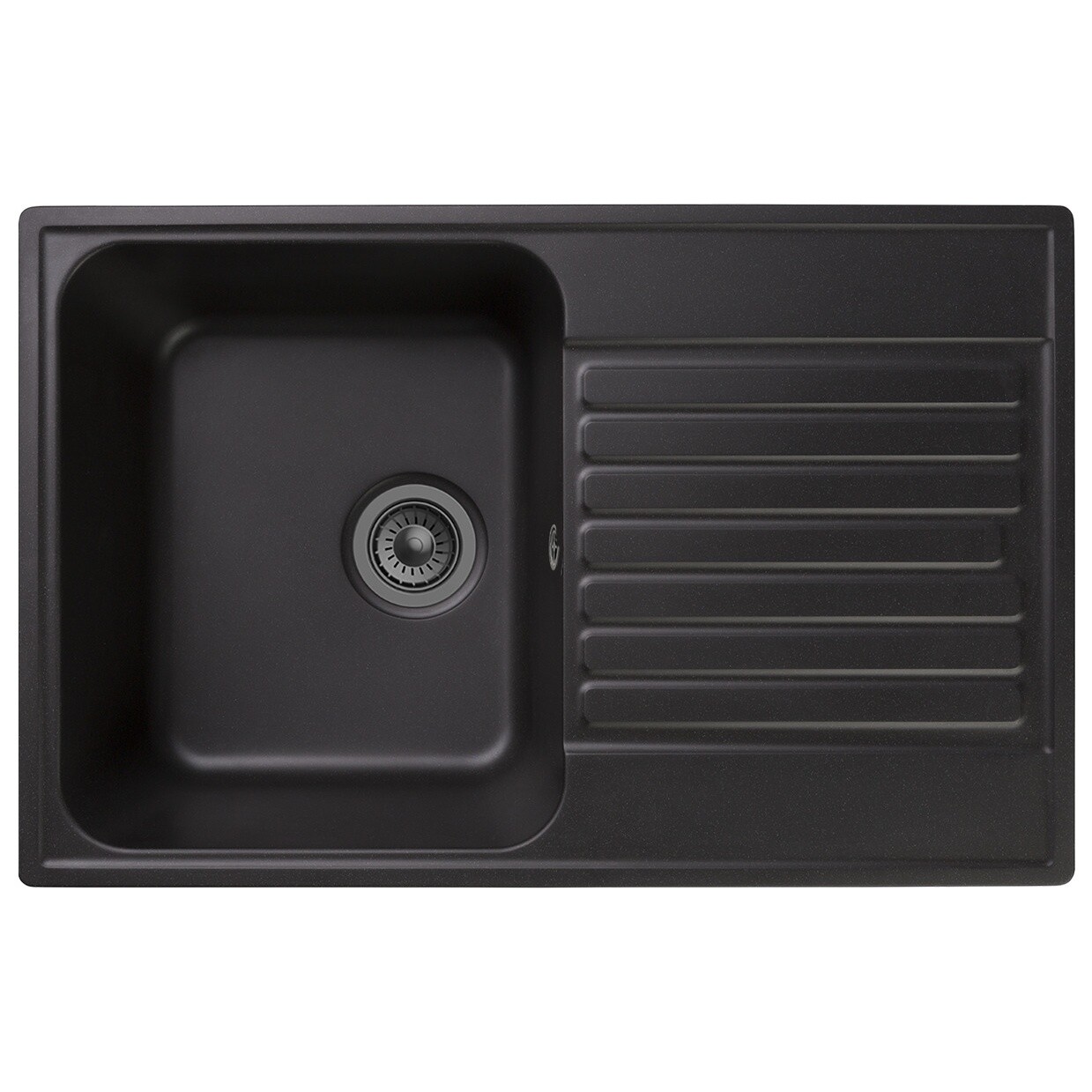 Мойка кухонная черная Reflection Bolero RF0574BL - изображение 5