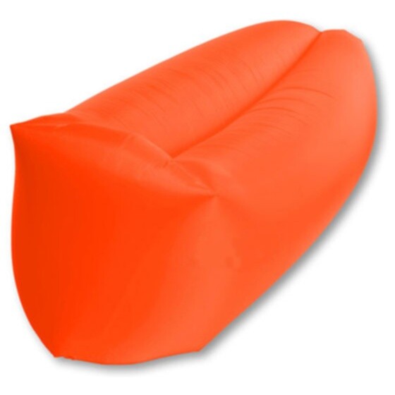 Надувной лежак 140х200 см оранжевый AirPuf