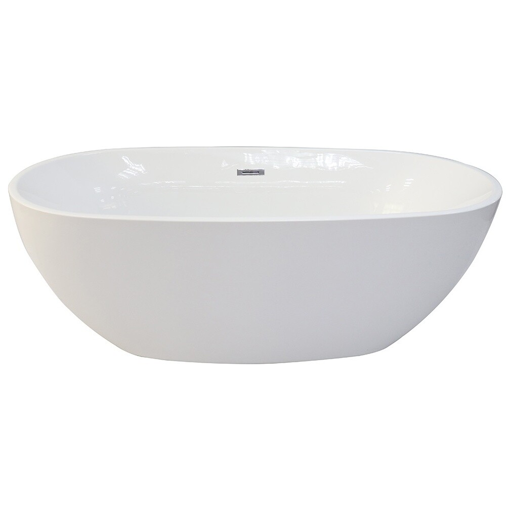 Ванна акриловая 160х75 см отдельностоящая белая d'ISEO160 Ceruttispa CT9903 - изображение 10