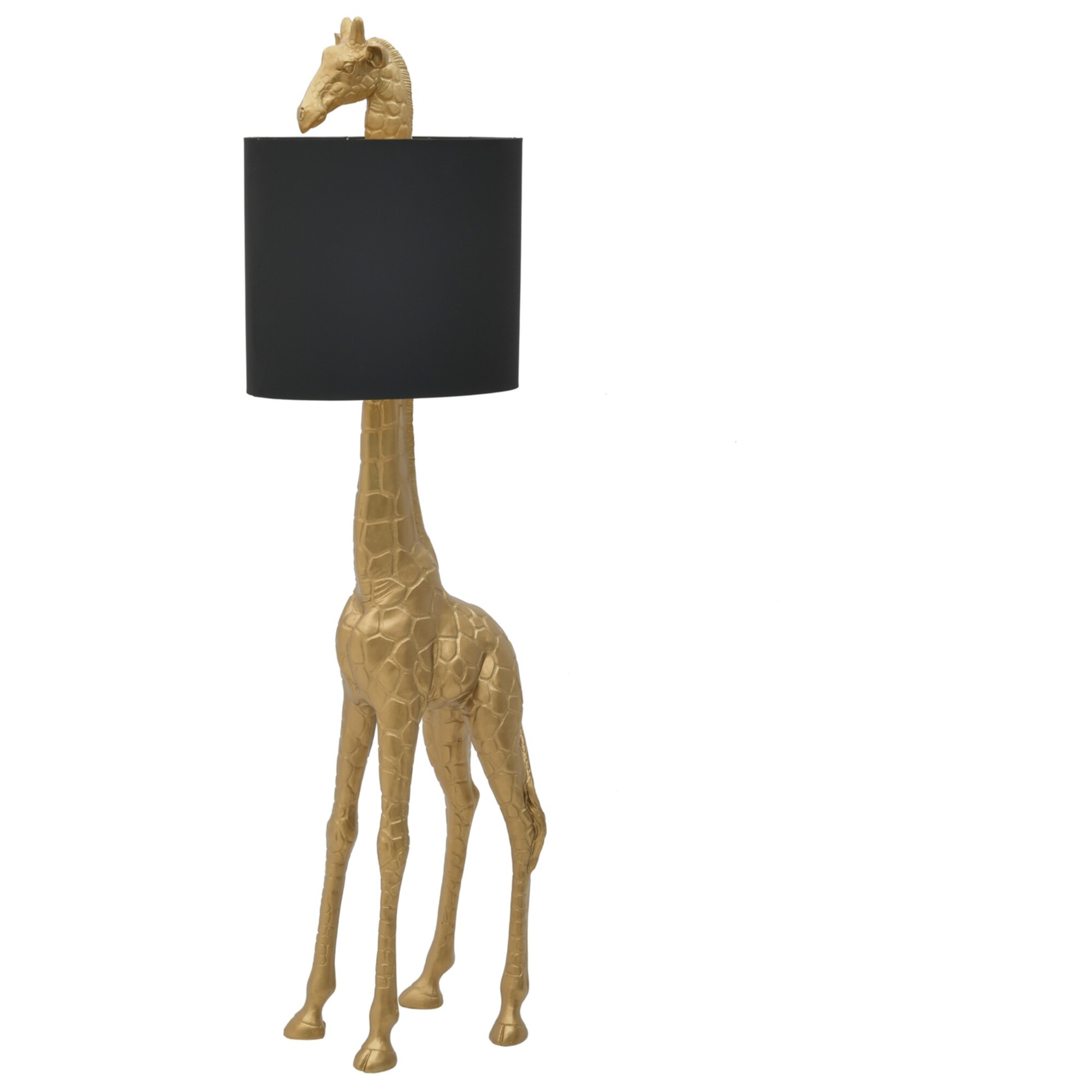 Напольный светильник черно-золотой Zoo
