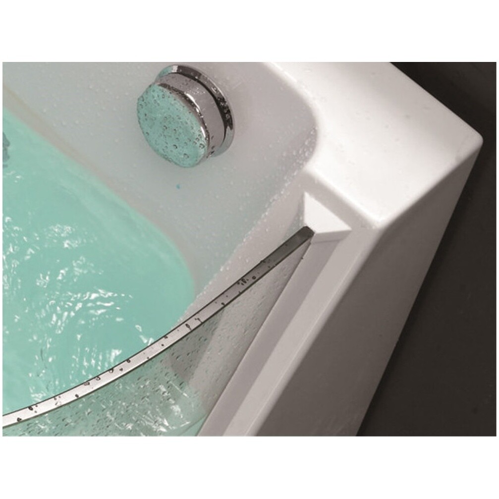 Ванна акриловая гидромассажная белая Cerutti SPA C-403R - изображение 5