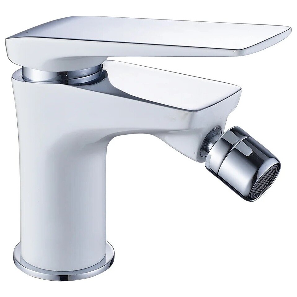 Смеситель для биде белый, хром Lemark Allegro LM5908CW