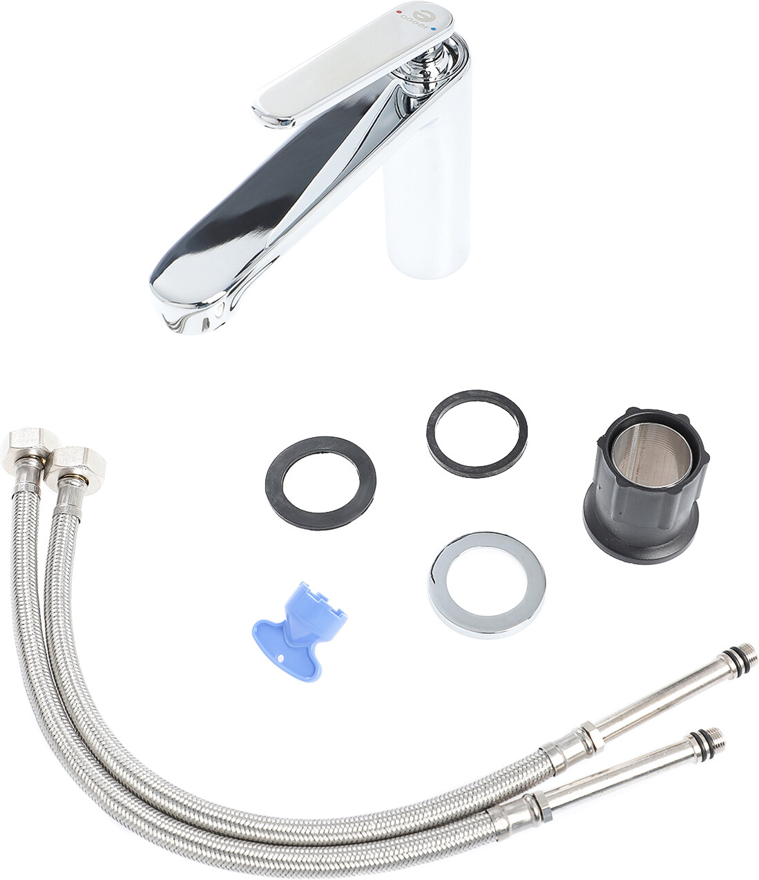 Смеситель для раковины хром Stworki "Молде" ML-01cr - изображение 6