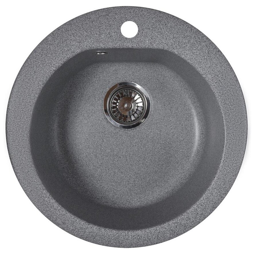 Мойка кухонная круглая 50,5 см гравий Reflexion Core RX1350GR