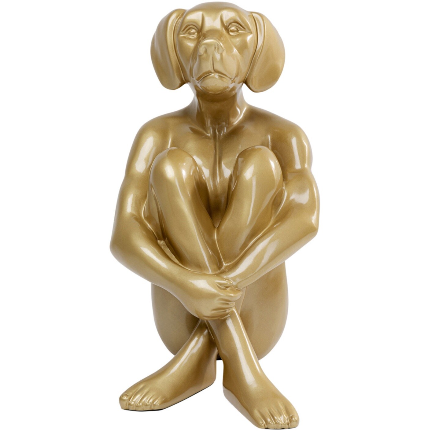 Статуэтка декоративная золото Gangster Dog