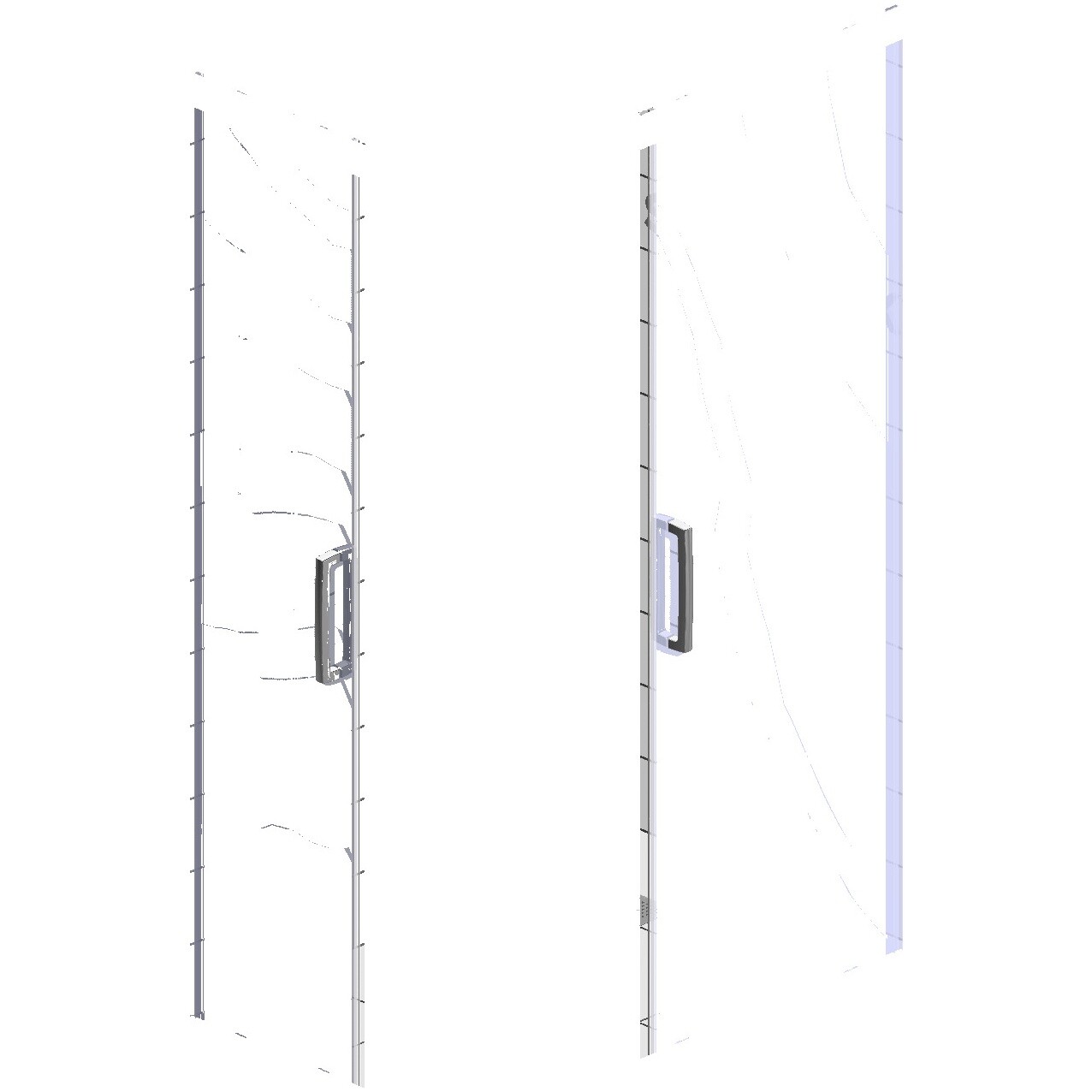 Душевой уголок 140х90 см черный матовый, стекло матовое Stworki "Карлстад" - изображение 25