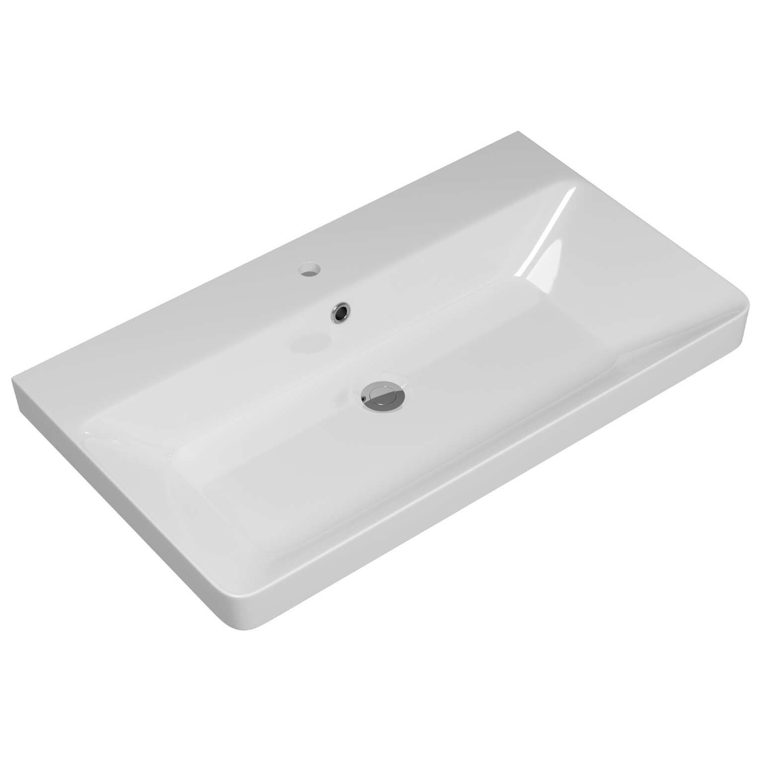 Умывальник мебельный белый Dreja LUXURY 80 11080-KL