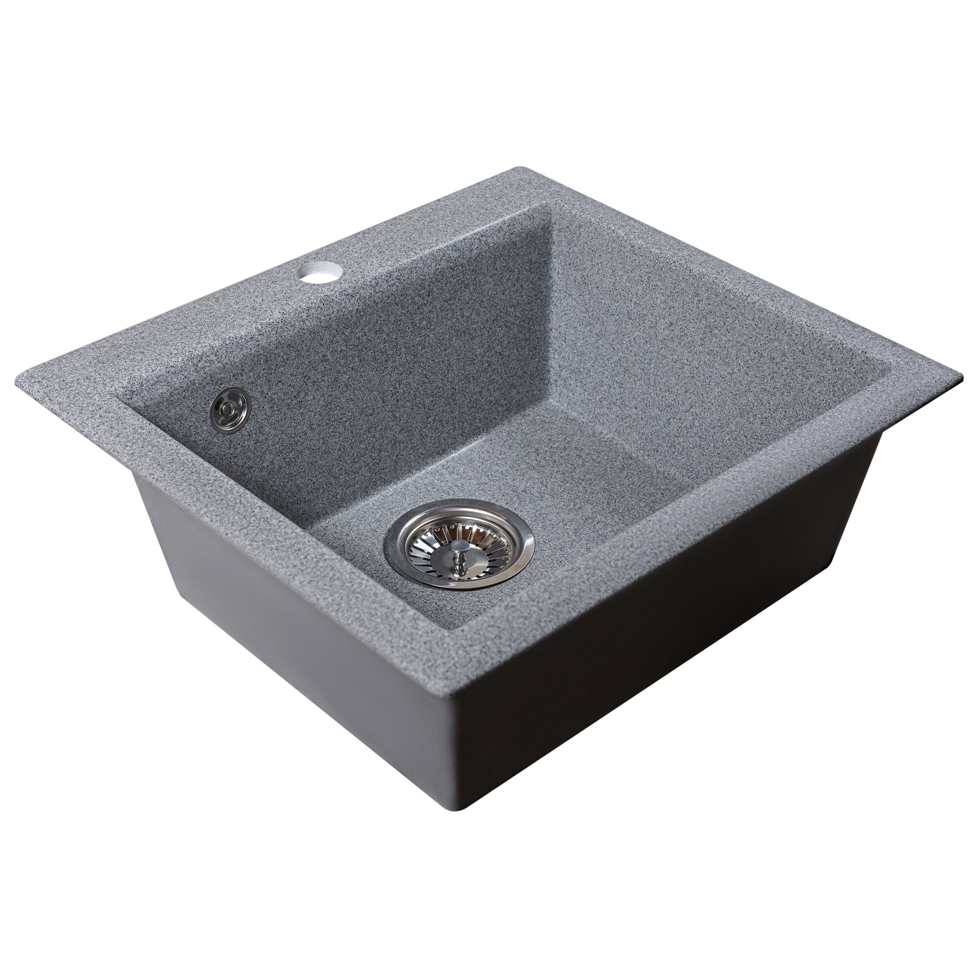 Мойка кухонная кварцевая прямоугольная гравий Reflection Mini RX1150GR