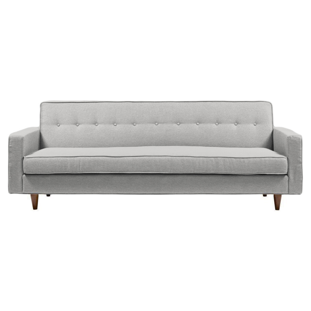 Диван Bantam Sofa большой прямой светло-серый