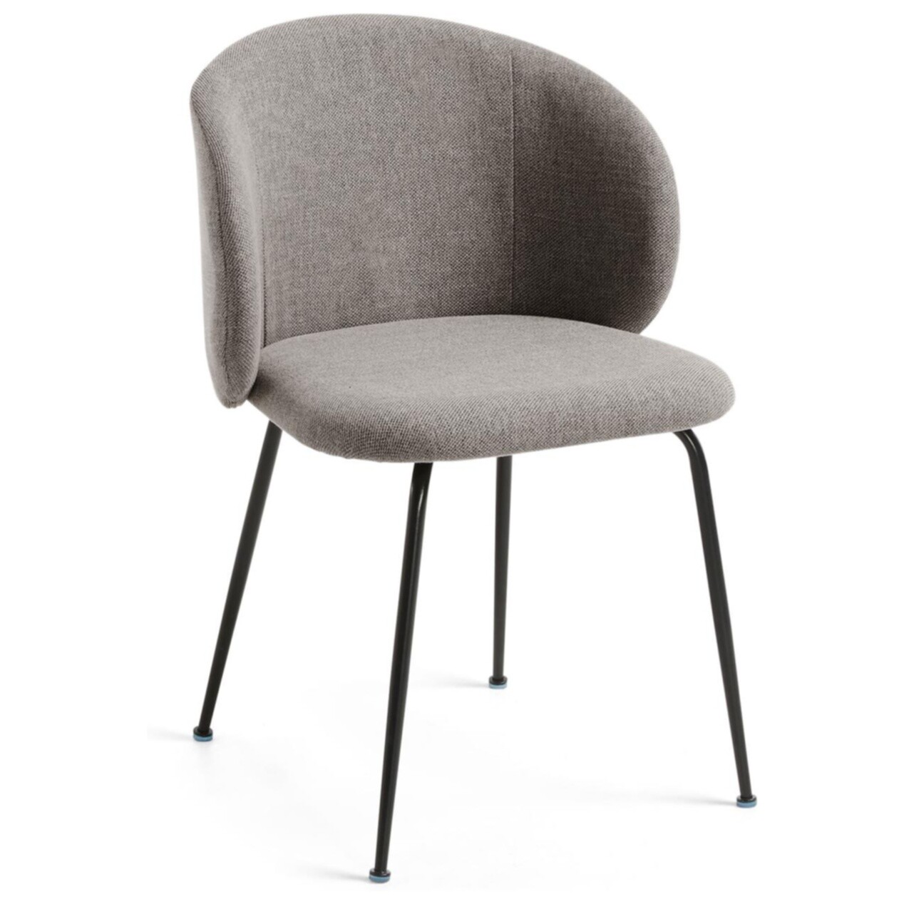 Стул-кресло с мягким сидением серый Minna от La Forma