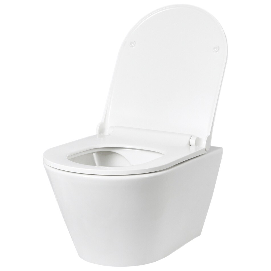 Унитаз подвесной безободковый белый Creto Logan L3 1003-001-L3W - изображение 5