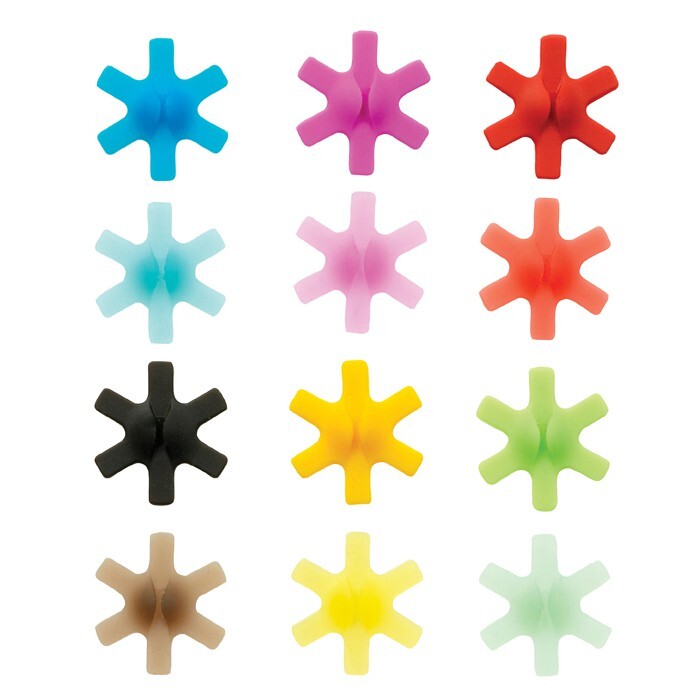 Маркеры для стаканов разноцветные 12 штук Mastrad