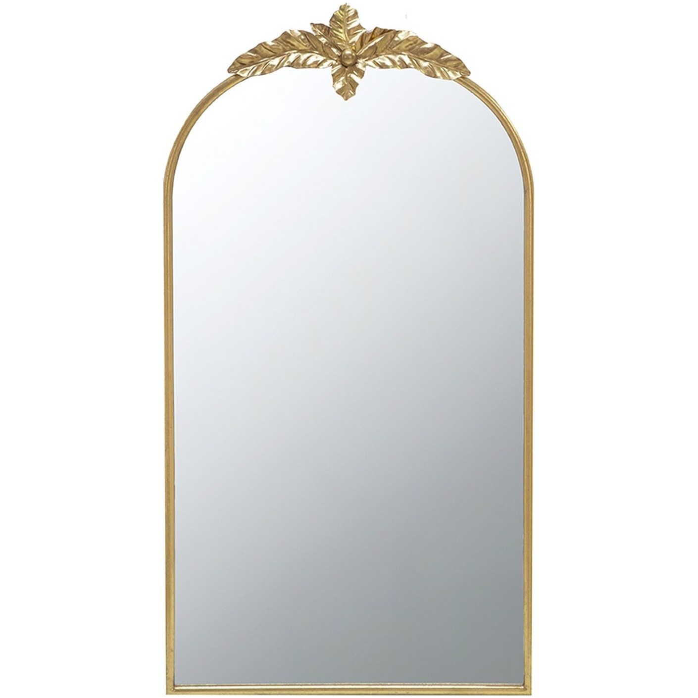 Зеркало настенное в деревянной раме 61х107 см золото 84980-DS