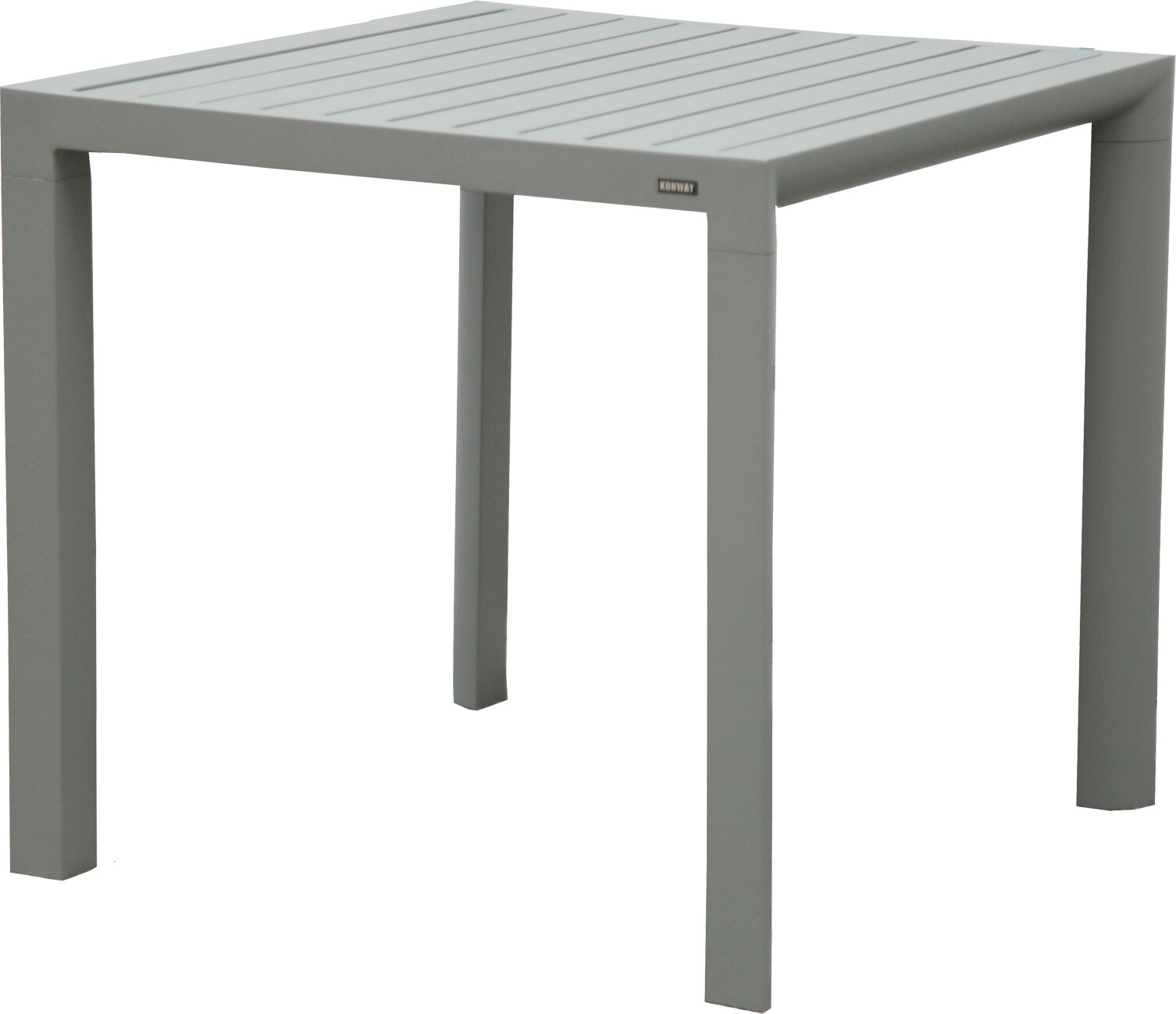 Стол обеденный металлический 80х82 см серый Toronto