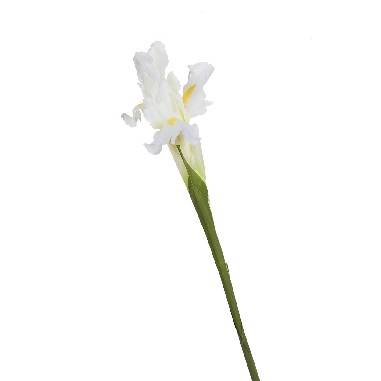 Искусственный цветок &quot;Ирис&quot; белый 70 см (48)