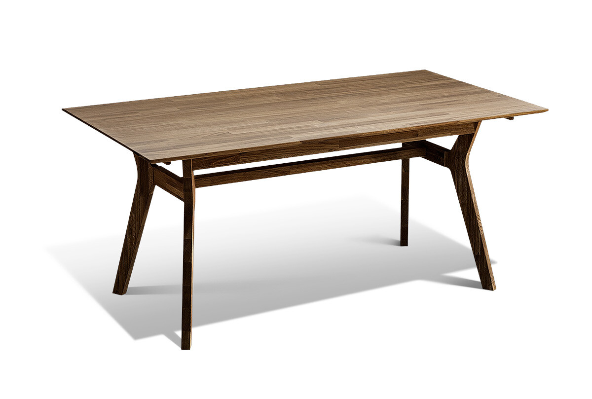 Обеденный стол деревянный 90х170 см графит &quot;Мидгард&quot;